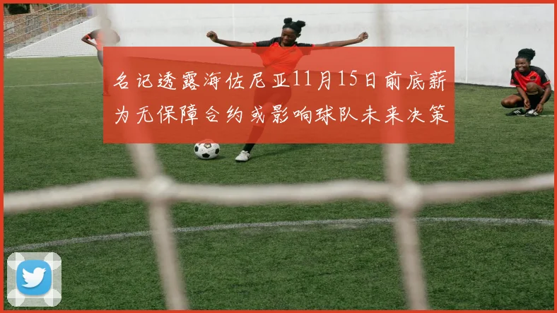 名记透露海佐尼亚11月15日前底薪为无保障合约或影响球队未来决策
